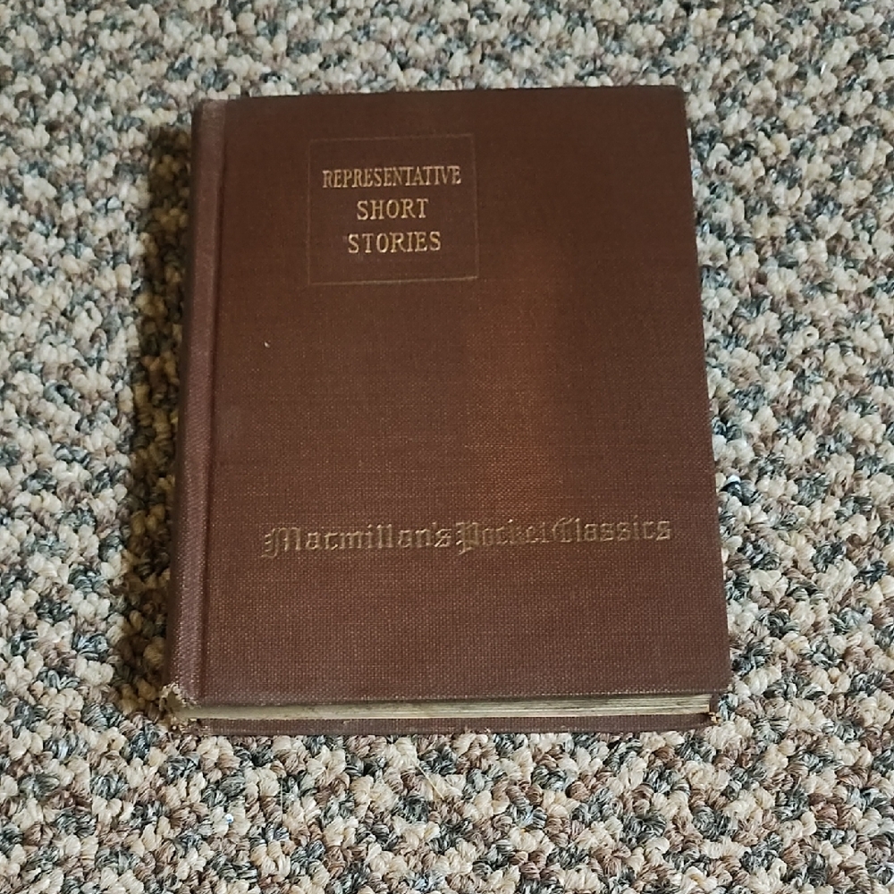 Brown Hardcover Book